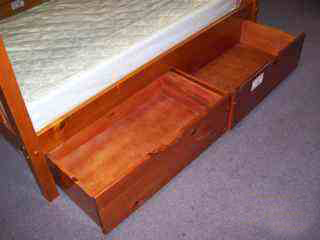 Under bed storage drawers available at Finders Keepers CT