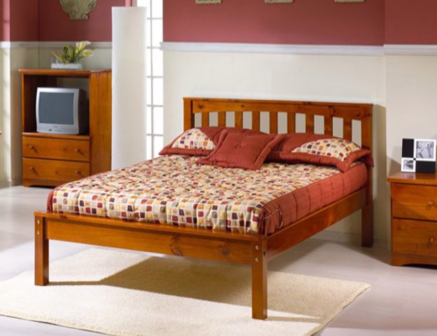 Mission Style Platform Bed